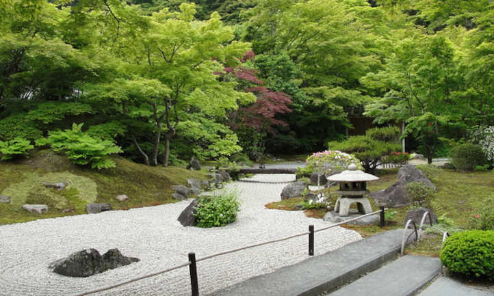 Jardín paisajístico seco del templo de Entsuin