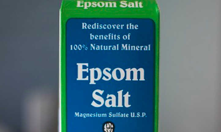 Caja de sal de Epsom