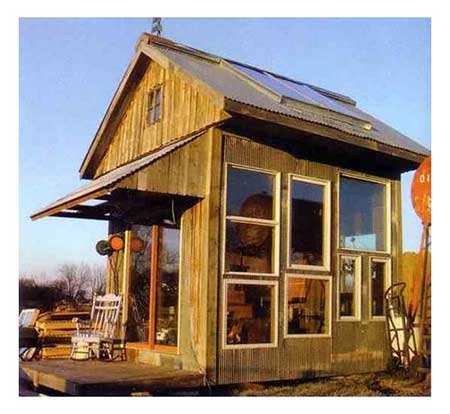 Invernadero/casa de huéspedes con calefacción solar