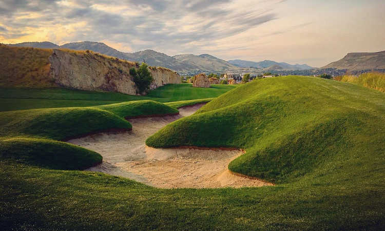 Diseño de paisaje para campo de golf
